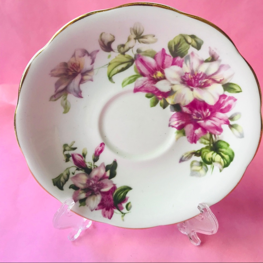 Antique fine china saucer